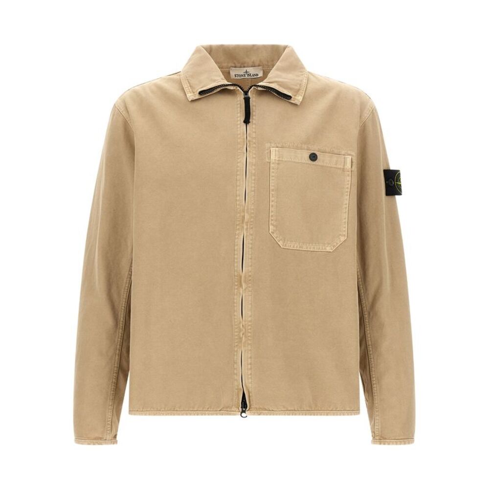 Stone Island Beige Cotton Men's Blouse